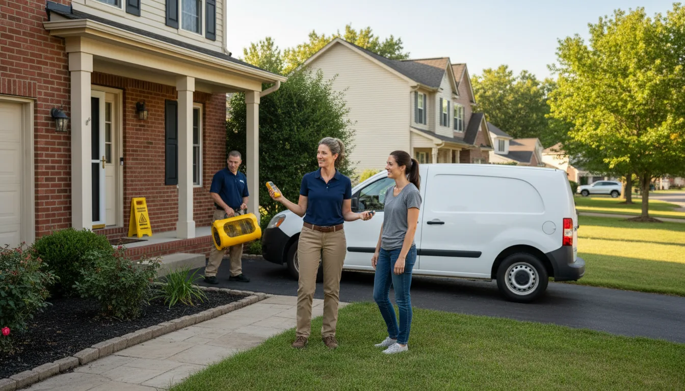 Water restoration image for Water Damage & Restoration Services in Correll, MN